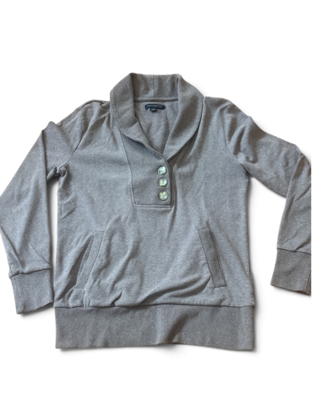 Banana Republic Grey Pullover Sweatshirt Size M
